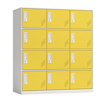 کابینت ذخیره سازی قفل سنگین زرد برای دفتر یا خانه