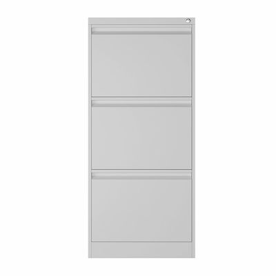 Big Storage Space 3 Drawer Lateral File Cabinet Metal Light Grey