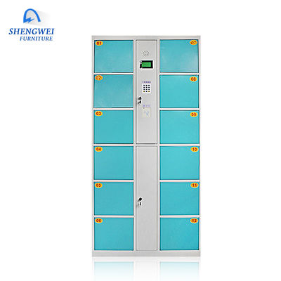 سوپر مارکت 12 درب قفل اثر انگشت قفل ذخیره سازی الکترونیکی بارکد