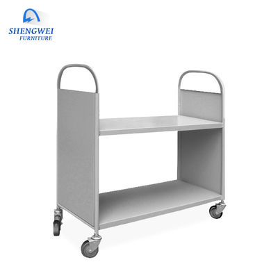 سبد کتاب های متحرک فلزی کتابخانه استیل Iron 2 یا 3 Tiers
