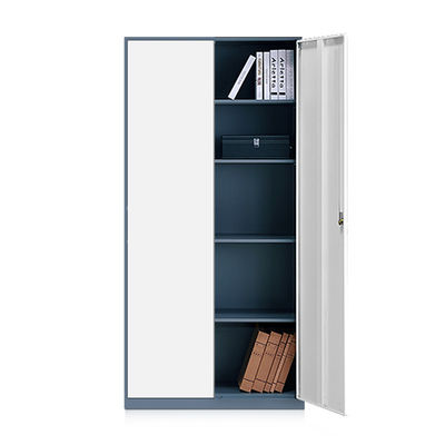 کابینت ذخیره سازی فلزی مبلمان اداری دو رنگ تمام قد