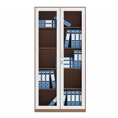 کابینت فلزی عمودی ضد آب ضد شیشه ای درب شیشه ای چرخان