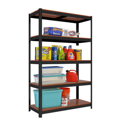 5 قابل تنظیم MDF Tiers Boltless Garage Rack قفسه فلزی قفسه برای انبار