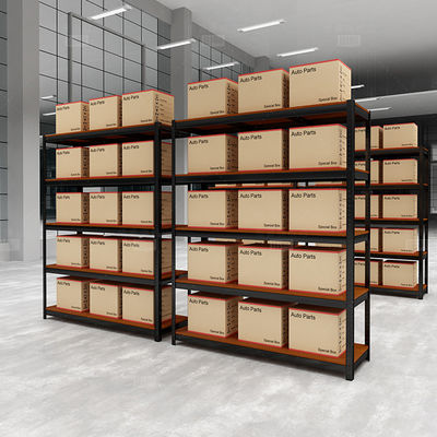 5 قابل تنظیم MDF Tiers Boltless Garage Rack قفسه فلزی قفسه برای انبار