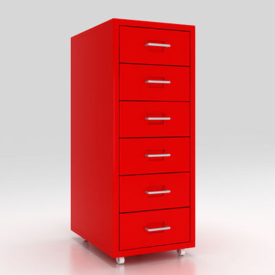 کابینت فایل فلزی موبایل KD Structure 6 Drawers برای ذخیره سازی در منزل