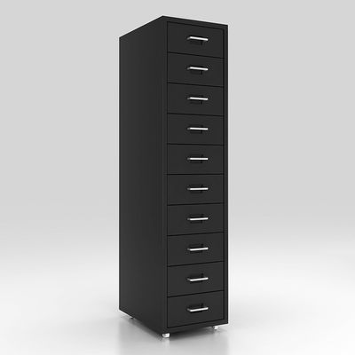 10 کابینت ذخیره سازی کشو موبایل فلزی همراه با چرخهای کرچک