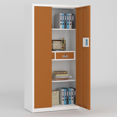 کابینت ذخیره فلزی پنج قفسه با انگشت قفل