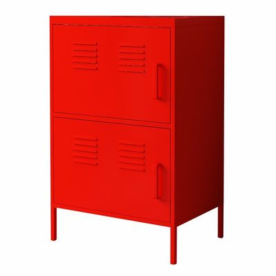 پایه بلند دو درب فولادی عمودی کابینت قفل نیم قد برای خانه