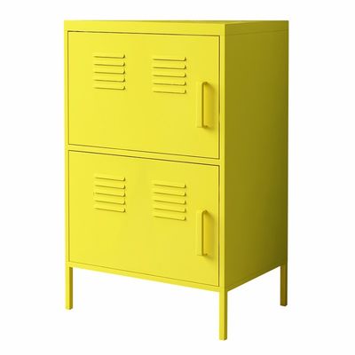 پایه بلند دو درب فولادی عمودی کابینت قفل نیم قد برای خانه