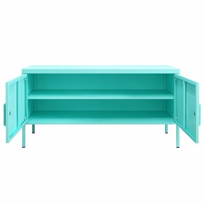 کابینت نگهدارنده پایه ایستاده تلویزیون نیمه بلند دو درب بلند برای استفاده در منزل