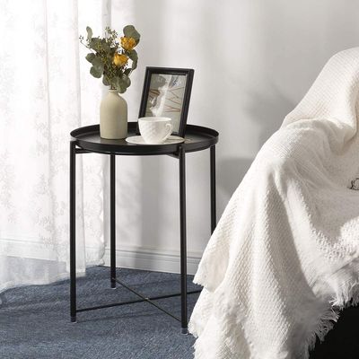 قهوه کوچک میز انتهای مبل مبل با سینی 21.5x19x1.9 اینچ