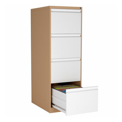 4 کشو اتاق اداری کابینت دو رنگ پر کردن فلز