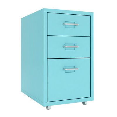 سه کشو دستگاه کشوی موبایل H485mm HELMER روی کاستورها