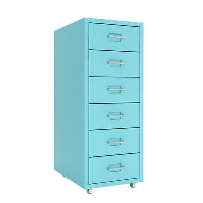 ذخیره سازی روزانه 6 کشو کابینت فایل فلزی موبایل با 4 کاستور