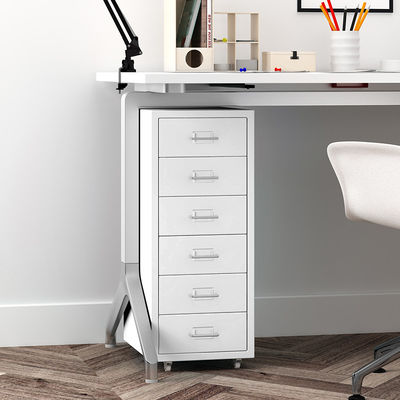 ذخیره سازی روزانه 6 کشو کابینت فایل فلزی موبایل با 4 کاستور