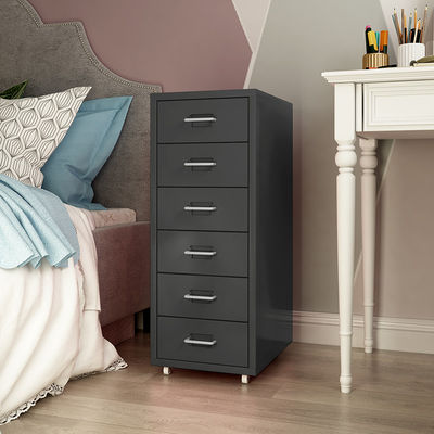 ذخیره سازی روزانه 6 کشو کابینت فایل فلزی موبایل با 4 کاستور