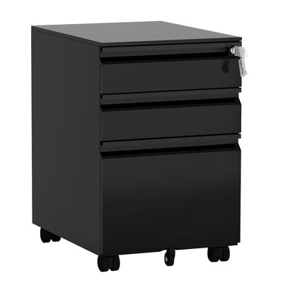 3 کابینت فایل فلزی موبایل کشو با قفل