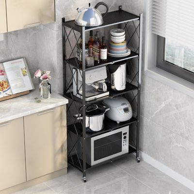 Closet Storage فلزی تاشو 5 لایه قفسه بندی سنگین