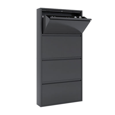 کابینت کفش فلزی دیواری کمد کفش ذخیره سازی خانگی