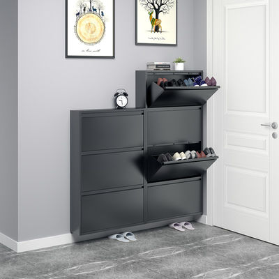 کابینت کفش فلزی دیواری کمد کفش ذخیره سازی خانگی