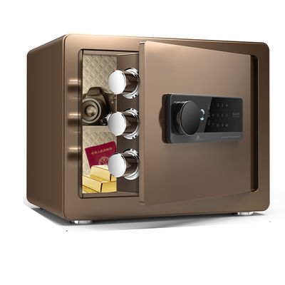 Black Small Home Hotel Safe Box قفل دیجیتالی قفل هوشمند با قفل اثر انگشت