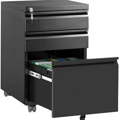 کابینت فایل فلزی کشو 3 چاپگر موبایل برای سازمان امور خانگی