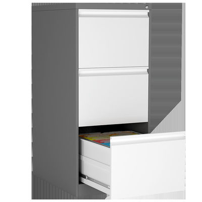 Big Storage Space 3 Drawer Lateral File Cabinet Metal Light Grey