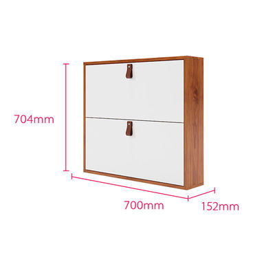 کابینت کفش فلزی سازنده ذخیره سازی قفسه افقی 2 کشو