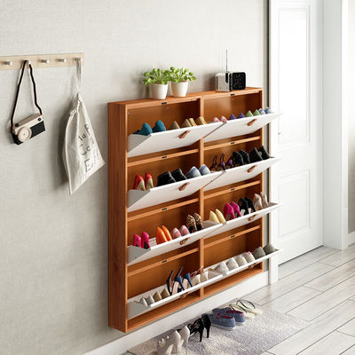 صفحه اصلی 4 لایه کابینت ذخیره سازی کفش فلزی به سادگی دو برابر می شود