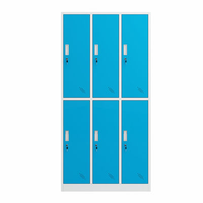 کابینت کف درب آهنی 6 درب کابینت ذخیره سازی چند درب با 6 محفظه