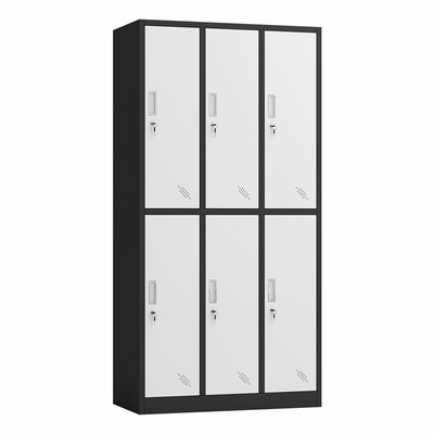 کابینت کف درب آهنی 6 درب کابینت ذخیره سازی چند درب با 6 محفظه