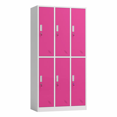 کابینت کف درب آهنی 6 درب کابینت ذخیره سازی چند درب با 6 محفظه