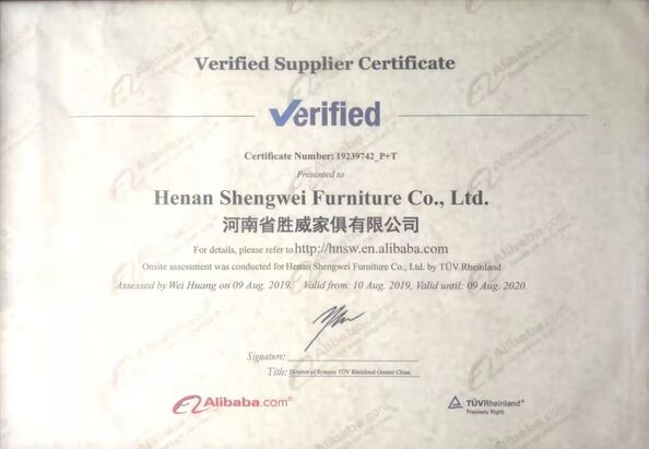 چین Luoyang Metaniture Trading Co., Ltd. گواهینامه ها